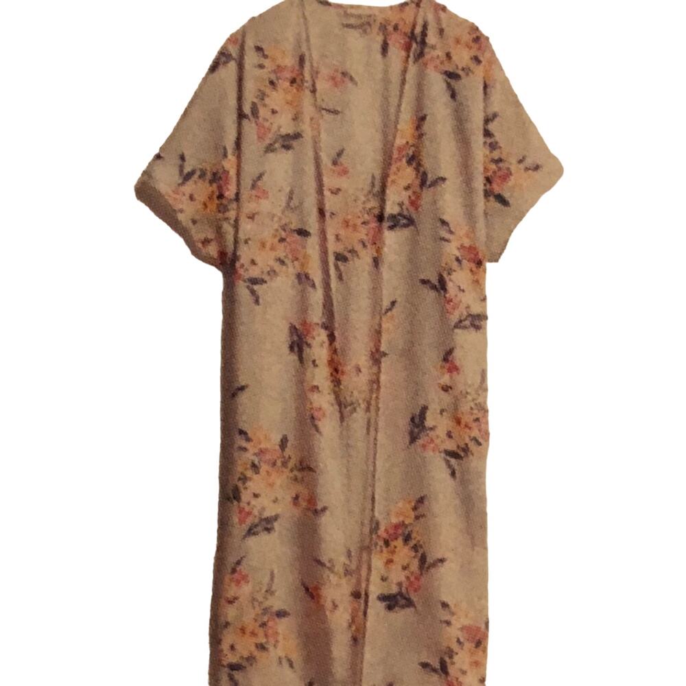 Emory Park Palam Duster Floral Kimono Size Medium NWT Beach Vacation Stitch fix